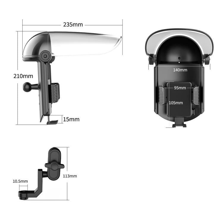 Motorcycle & Electric Scooter Phone Mount With Sunshade Rainproof Cover, ZYM-MT, ZYM-MTC, ZYM-MTH, ZYM-MTHC, ZYM-DC