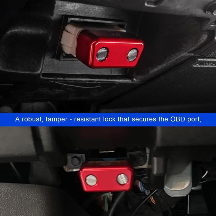 OBD2 Port Lock Anti-Theft Security Protector Aluminum Alloy OBD Guard for Car SUV Truck