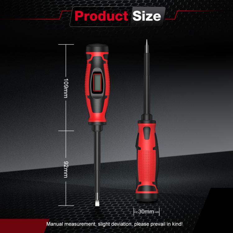 Digital Voltage Tester Screwdriver 6V-390V AC Non-Contact Voltage Detector Pen, HABOTEST HT95A-SL5, HABOTEST HT95A-PH1