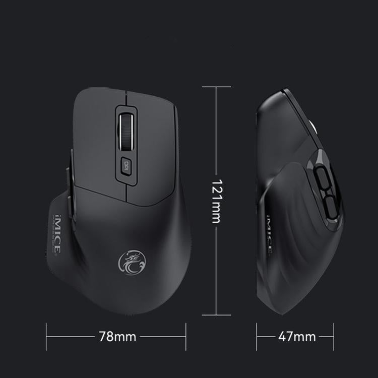 IMICE G209 Wireless Mouse Dual Mode Bluetooth 2.4G Ergonomic Rechargeable Optical Mice