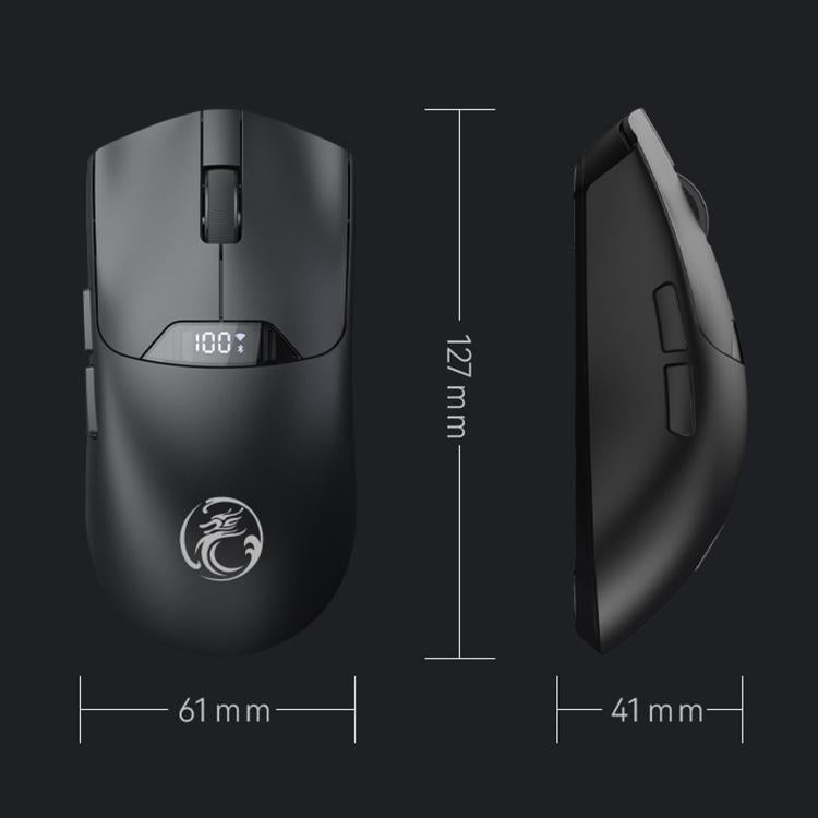 iMICE G206 Tri-Mode Wireless Gaming Mouse Lightweight Screen 12800DPI Rechargeable, G206