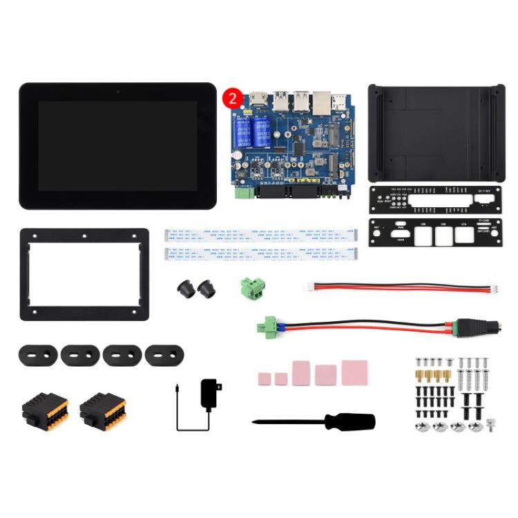 Industrial HMI All-In-One Touch Display Development Board For Raspberry Pi Compute Module 5, Waveshare 7 Inch, Waveshare 8 Inch, Waveshare 10.1 Inch