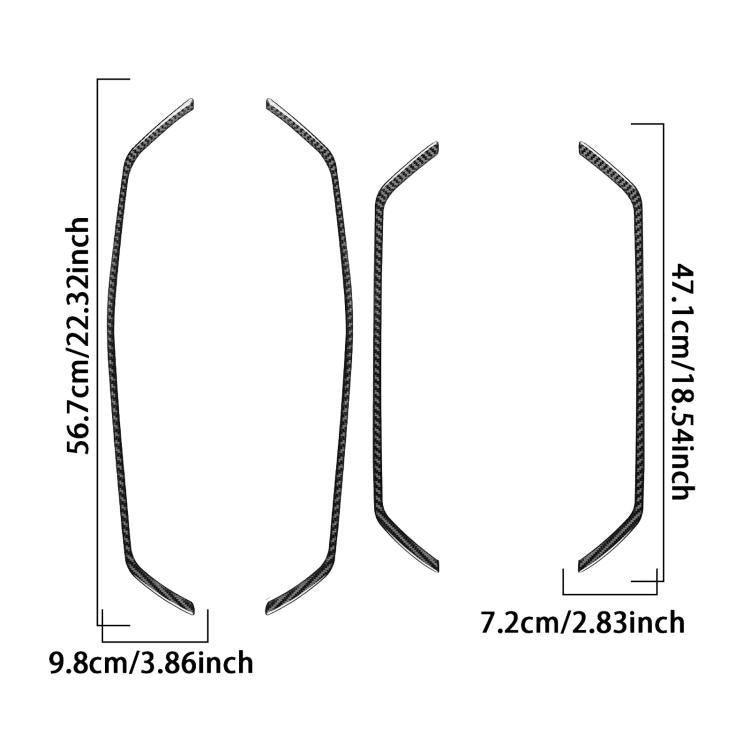 For BMW 5 Series i5 G60 / G68 2023-2026 Car Door Sill Decor Strip