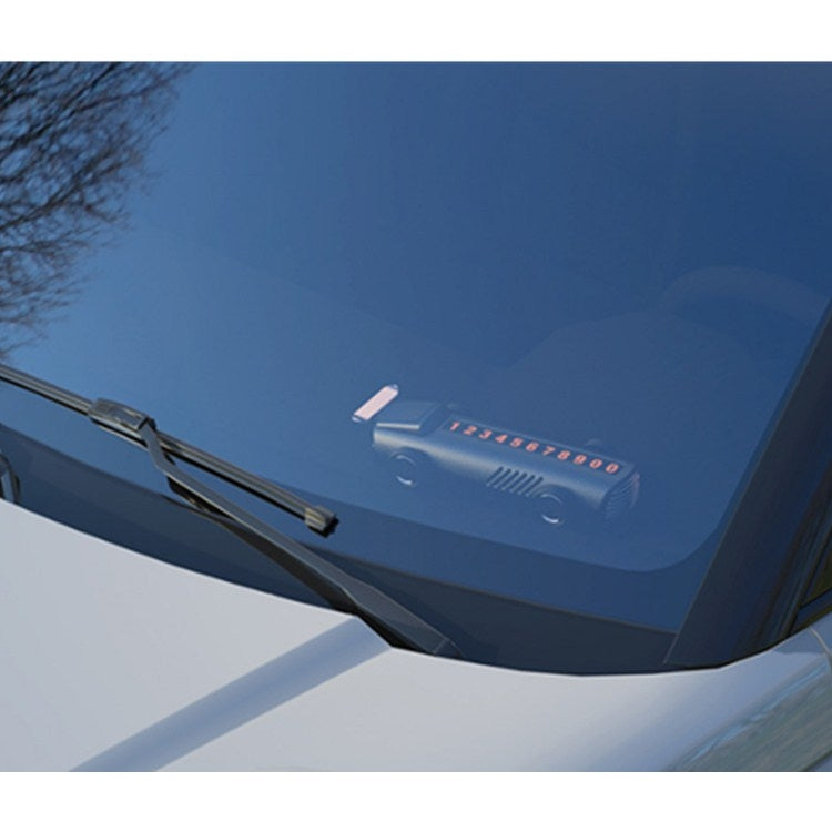 Temporary Parking Number Plate For Car With Hidden Car Card Multifunctional Car Perfume Decoration, Car Shape