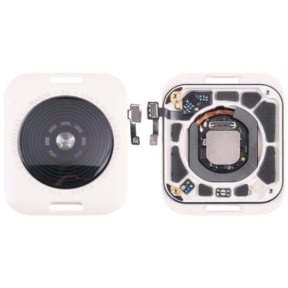 Glass Back Cover With Wireless Charging Coil For Apple Watch Series SE 2022 40mm GPS Edition(Starlight Color), For Watch Series SE 2022 40mm GPS