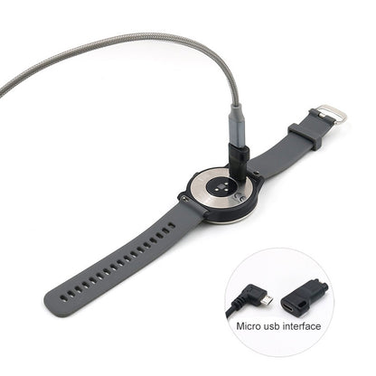 Watch Charging Head Smart Accessories with Type C Adapter For Garmin Fenix 5 / 5x / 5s / 6 / 6X / 6S Pro / Venu, Micro USB