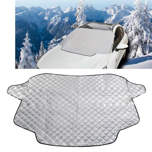 Automobile Front Windshield Cover Snow Cover Plus Cotton Car Windshield Sun Shade Winter Car Snow Shield Cover, Random Color Delivery, 183×116cm