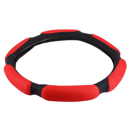 Sandwich Steering Wheel Cover, Grey and  white glue#38cm, Beige and white glue#38cm, Red and white glue#38cm, Black and white glue#38cm