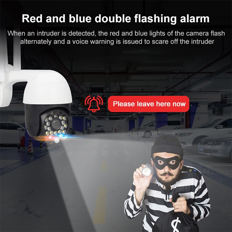 QX27 1080P WiFi High-definition Surveillance Camera Outdoor Dome Camera, Support Night Vision & Two-way Voice & Motion Detection, QX27