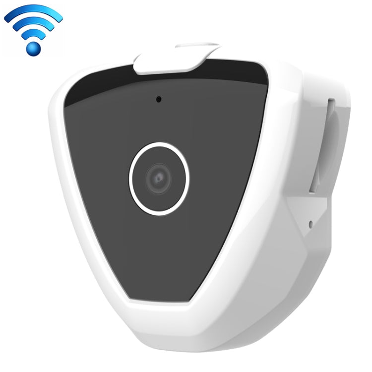 CAMSOY S6 HD 1280 x 720P 70 Degree Wide Angle Wearable Wireless WiFi Intelligent Surveillance Camera, Support Infrared Right Vision & Motion Detection Alarm & Loop Recording, S6 White