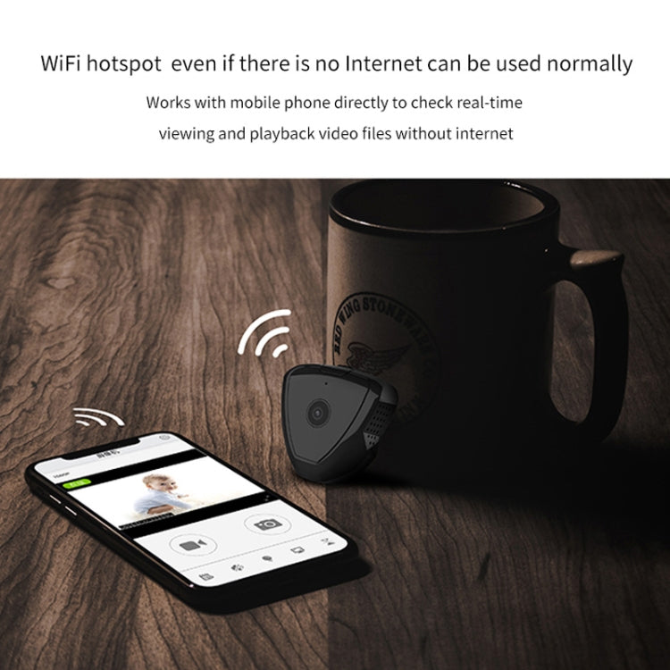 CAMSOY S6 HD 1280 x 720P 70 Degree Wide Angle Wearable Wireless WiFi Intelligent Surveillance Camera, Support Infrared Right Vision & Motion Detection Alarm & Loop Recording, S6 White