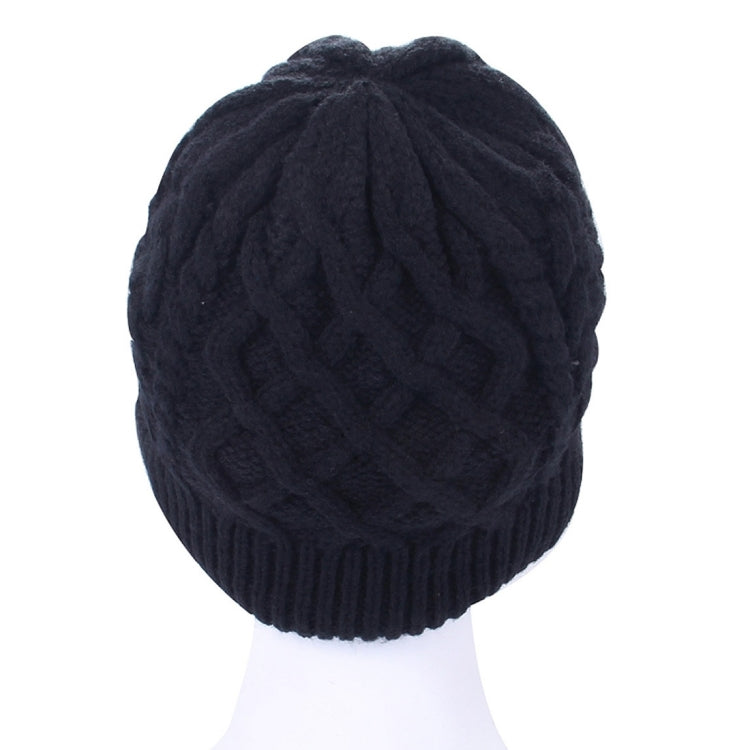 Wavy Textured Knitted Bluetooth Headset Warm Winter Beanie Hat with Mic for Boy & Girl & Adults