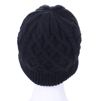 Wavy Textured Knitted Bluetooth Headset Warm Winter Beanie Hat with Mic for Boy & Girl & Adults