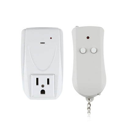 110V Indoor Wireless Smart Remote Control Switch with Single Keychain Transmitter, US Plug, US Plug
