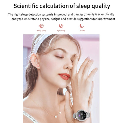 KC06 Women Menstrual Period Smart Watch Bracelet, Blood Pressure / Heart Rate Monitoring, Silicone Strap
