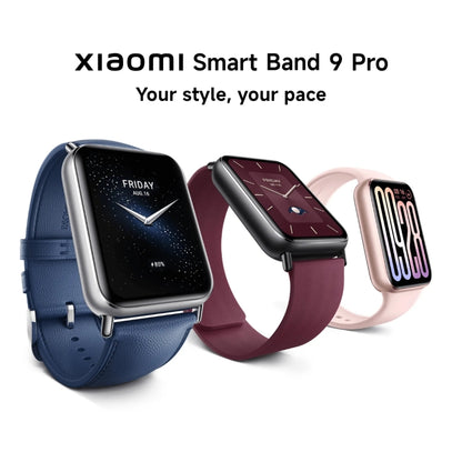 Original Xiaomi Smart Band 9 Pro 1.74 inch AMOLED Screen 5ATM Waterproof Smart Watch, Support Blood Oxygen / Heart Rate Monitor, Smart Band 9 Pro Black, Smart Band 9 Pro Silver