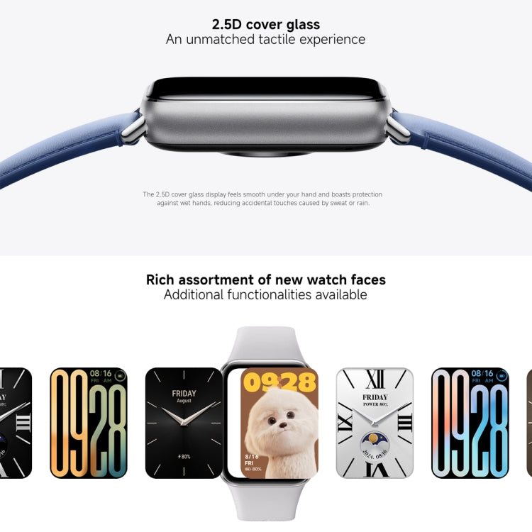 Original Xiaomi Smart Band 9 Pro 1.74 inch AMOLED Screen 5ATM Waterproof Smart Watch, Support Blood Oxygen / Heart Rate Monitor, Smart Band 9 Pro Black, Smart Band 9 Pro Silver