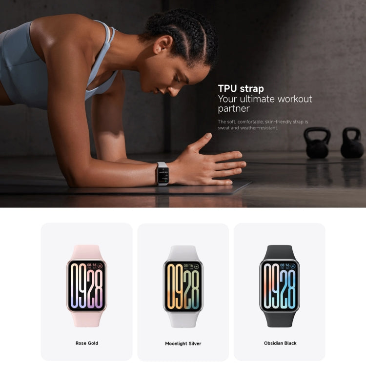 Original Xiaomi Smart Band 9 Pro 1.74 inch AMOLED Screen 5ATM Waterproof Smart Watch, Support Blood Oxygen / Heart Rate Monitor, Smart Band 9 Pro Black, Smart Band 9 Pro Silver