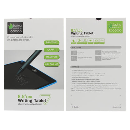 Portable 8.5 inch LCD Writing Tablet Drawing Graffiti Electronic Handwriting Pad Message Graphics Board Draft Paper with Writing Pen, 8.5 inch Blue, 8.5 inch Red, 8.5 inch White, 8.5 inch Black, 8.5 inch Green