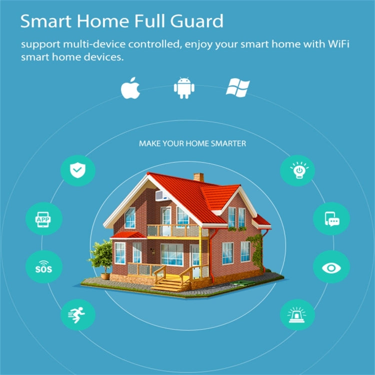 NEO NAS-SC02W Wireless WiFi EU Smart Light Control Switch 2Gang, 2 Gang