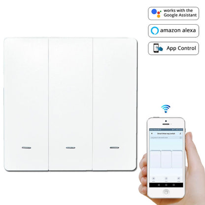 3 Buttons Intelligent Switch Smart Wall Switch, 3 Buttons