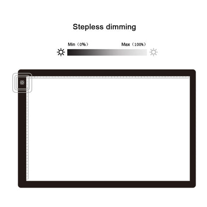 23W 12V LED Three Level of Brightness Dimmable A2 Acrylic Copy Boards Anime Sketch Drawing Sketchpad, US Plug, US Plug