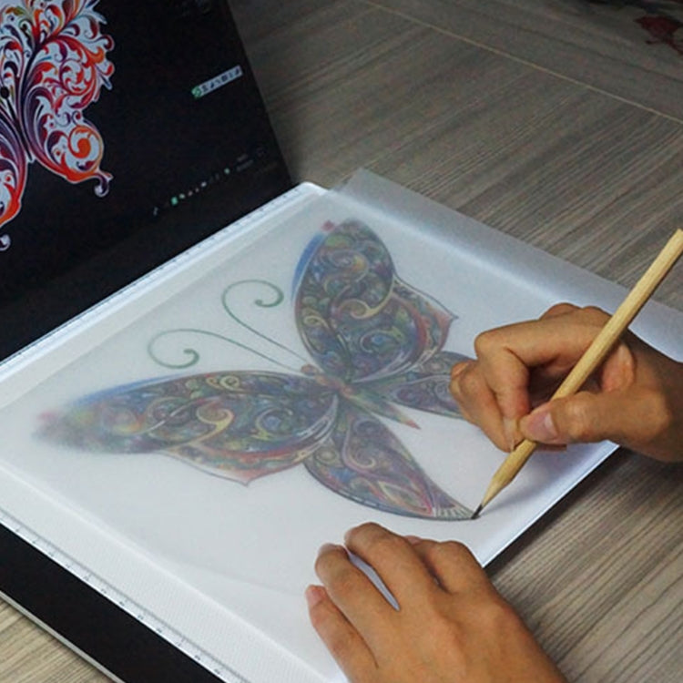 3.5W 5V LED USB Three Level of Brightness Dimmable A4 Acrylic Scale Copy Boards Anime Sketch Drawing Sketchpad with USB Cable 1.5m, Copy Boards with USB Cable 1.5m