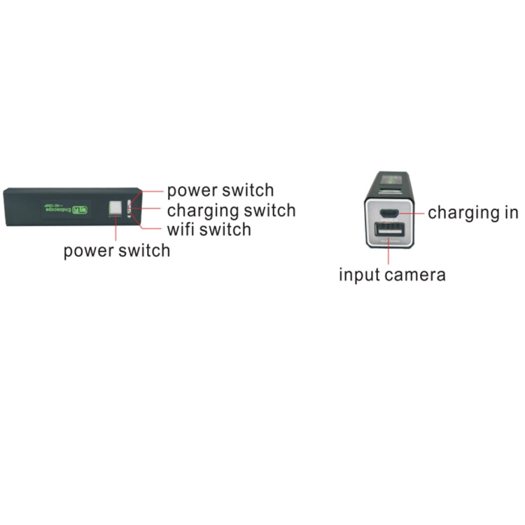 YPC110 8mm 2.0MP HD Camera WiFi Endoscope Snake Tube Inspection Camera with 8 LED, Waterproof IP68, Lens Diameter: 8mm, Length: 3.5m, Hard Line, 3.5m Hard Line