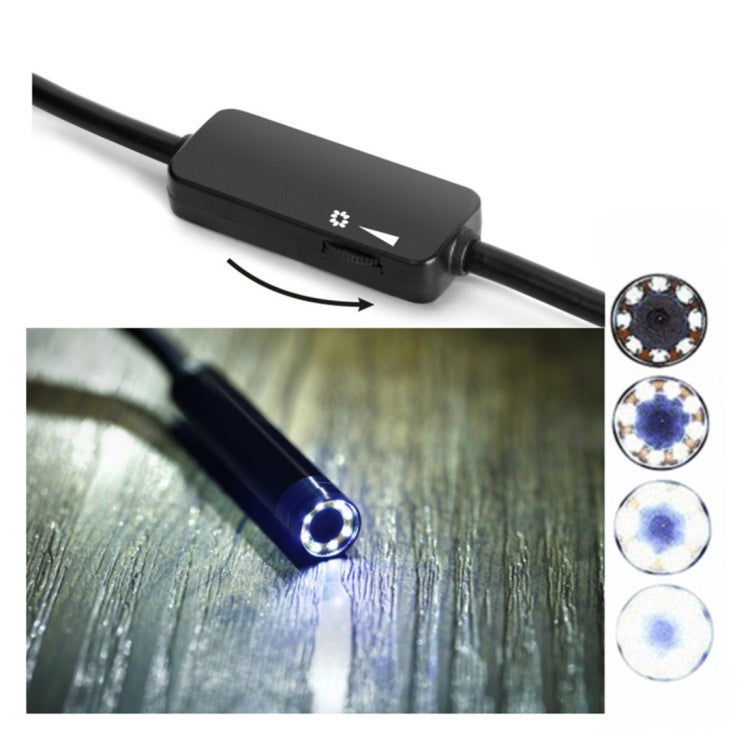 YPC110 8mm 2.0MP HD Camera WiFi Endoscope Snake Tube Inspection Camera with 8 LED, Waterproof IP68, Lens Diameter: 8mm, Length: 10m, Hard Line, 10m Hard Line