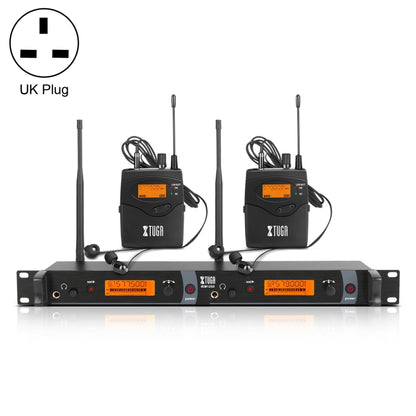 XTUGA IEM1200 Wireless Transmitter 2 Bodypack Stage Singer In-Ear Monitor System, Transmitter 2 Bodypack