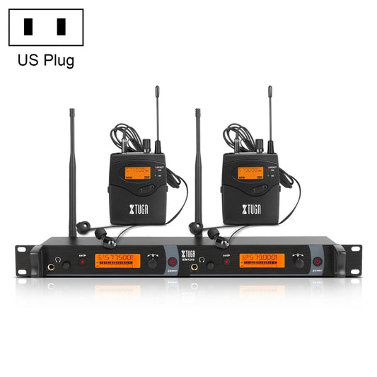 XTUGA IEM1200 Wireless Transmitter 2 Bodypack Stage Singer In-Ear Monitor System, Transmitter 2 Bodypack
