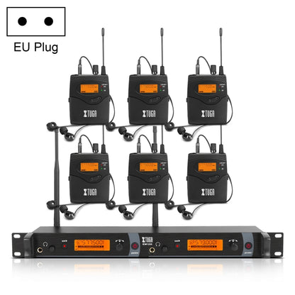 XTUGA IEM1200 Wireless Transmitter 6 Bodypack Stage Singer In-Ear Monitor System, Transmitter 6 Bodypack