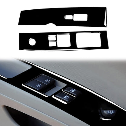 For Nissan 350Z 2003-2005 2pcs Car Window Lift Decorative Sticker, Left Drive, Car Window Lift, Left Drive