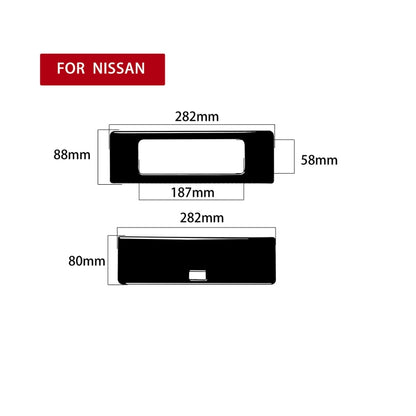 For Nissan 350Z 2003-2009 Car DVD Player + Storage Box Decorative Sticker, Left and Right Drive Universal, Car DVD Player + Storage Box