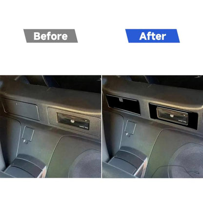 For Nissan 350Z 2003-2009 Car DVD Player + Storage Box Decorative Sticker, Left and Right Drive Universal, Car DVD Player + Storage Box