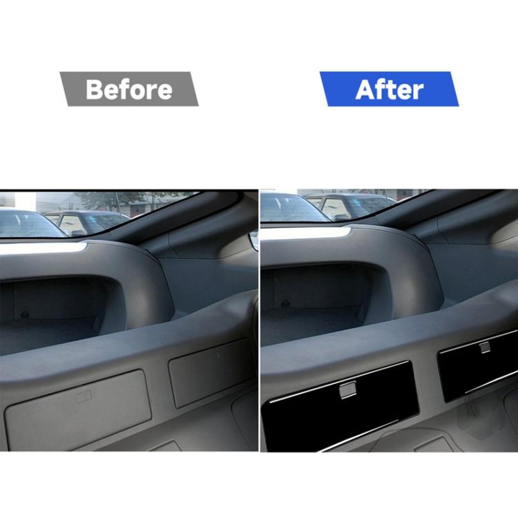 For Nissan 350Z 2003-2009 2pcs Car Rear Storage Box Sticker, Left and Right Drive Universal, Car Rear Storage Box Sticker