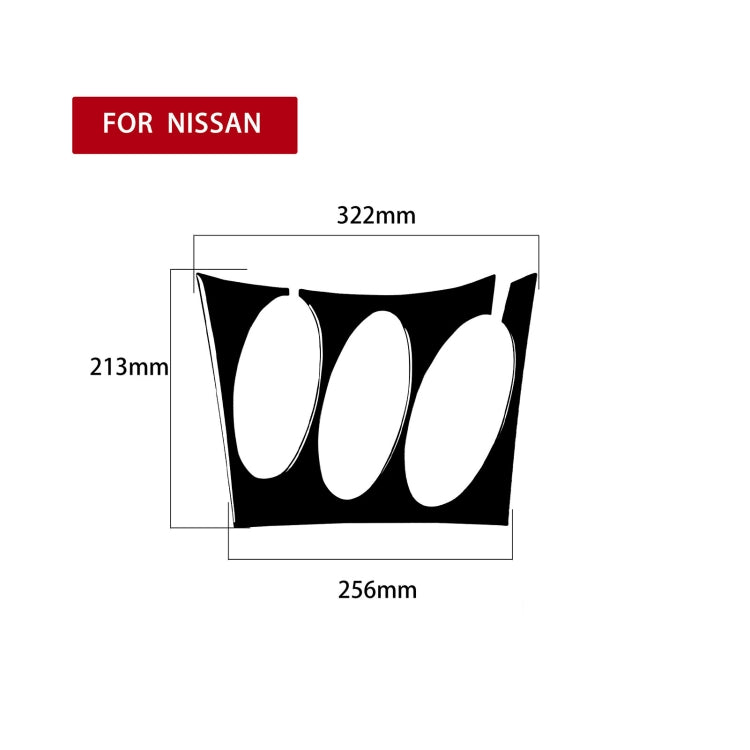 For Nissan 350Z 2003-2009 Car Radio/Air Conditioning Console Sticker, Left Drive, Car Radio/Air Conditioning Console, Left Drive