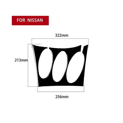 For Nissan 350Z 2003-2009 Car Radio/Air Conditioning Console Sticker, Right Drive, Car Radio/Air Conditioning Console, Right Drive