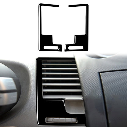 For Nissan 350Z 2003-2009 2pcs Car Center Vent Exhaust Decorative Stickers, Left and Right Drive Universal, Car Center Vent Exhaust