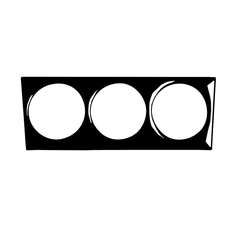 For Nissan 350Z 2003-2009 Car Air Conditioning Adjustment Decorative Stickers, Left and Right Drive Universal, Car Air Conditioning Adjustment