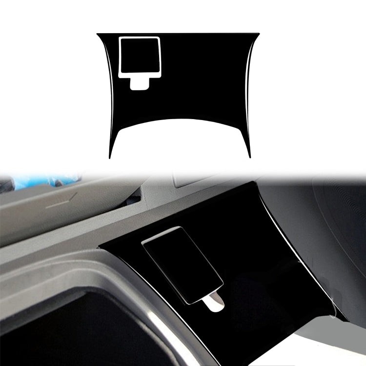 For Nissan 350Z 2003-2005 2pcs Car Rear Of Center Console Decorative Stickers, Left and Right Drive Universal, Car Rear Of Center Console