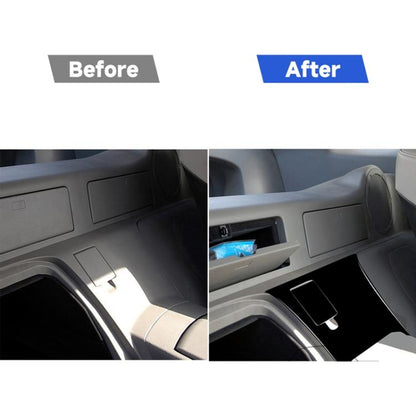 For Nissan 350Z 2003-2005 2pcs Car Rear Of Center Console Decorative Stickers, Left and Right Drive Universal, Car Rear Of Center Console