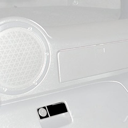 For Nissan 350Z 2003-2009 Car Rear Storage Box Lock Decorative Stickers, Left and Right Drive Universal, Car Rear Storage Box Lock