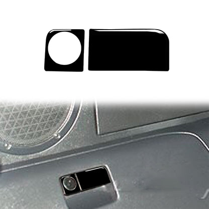 For Nissan 350Z 2003-2009 Car Rear Storage Box Lock Decorative Stickers, Left and Right Drive Universal, Car Rear Storage Box Lock