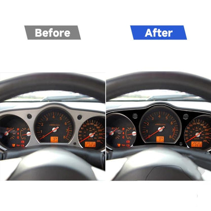 For Nissan 350Z 2003-2009 Car Speedometer Surround Decorative Stickers, Left and Right Drive Universal, Car Speedometer Surround