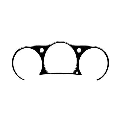 For Nissan 350Z 2003-2009 Car Speedometer Surround Decorative Stickers, Left and Right Drive Universal, Car Speedometer Surround
