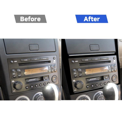 For Nissan 350Z 2003-2009 Car Nav Bounding Box Decorative Stickers, Left and Right Drive Universal, Car Nav Bounding Box