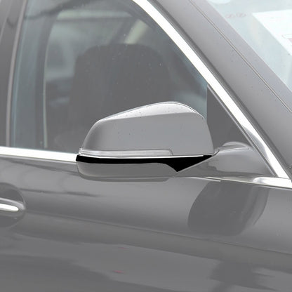 For BMW 5 Series F10 2011-2017 Car Rearview Mirror Bumper Strip Decorative Sticker, Left and Right Drive Universal, Rearview Mirror Bumper