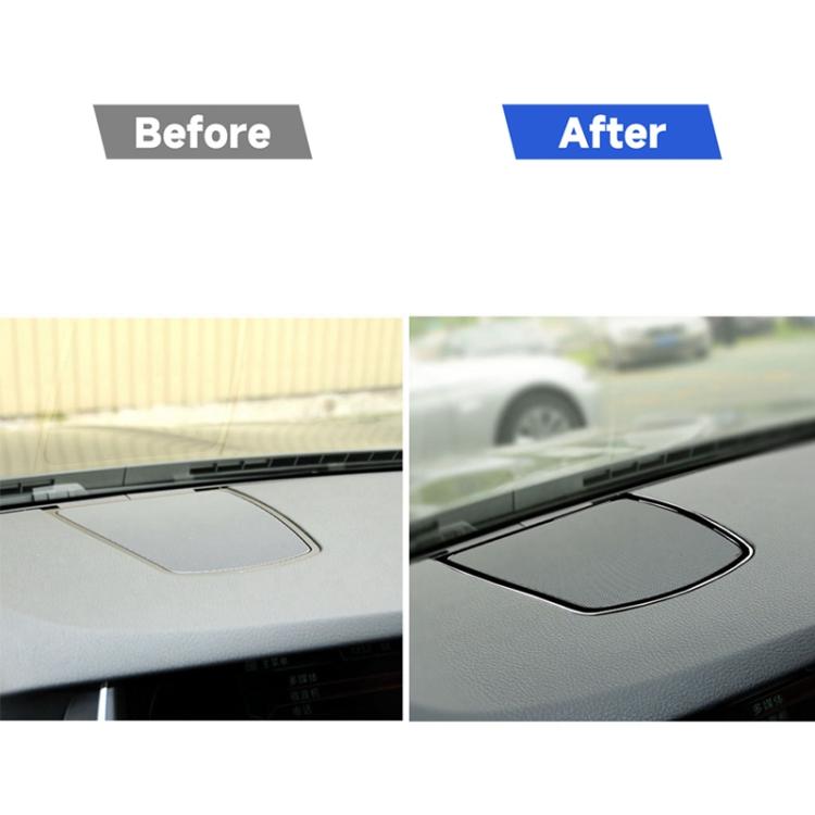 For BMW 5 Series F10 2011-2017 Car Instrument Big Horn Frame Decorative Sticker,Left and Right Drive Universal, Instrument Big Horn Frame