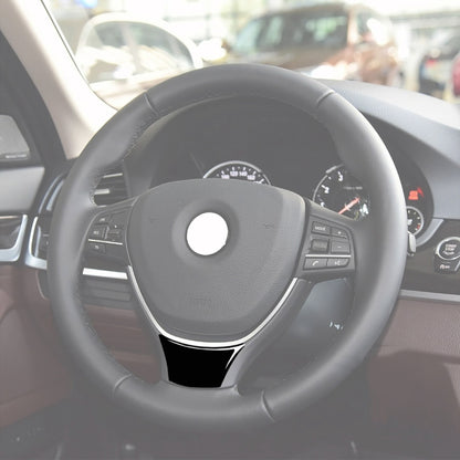 For BMW 5 Series F10 F18 2011-2017 A Edition Car Small Steering Wheel Decorative Sticker,Left and Right Drive Universal, A Edition Small Steering Wheel